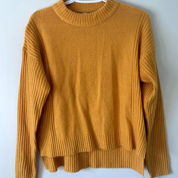 Garage Yellow Knit Sweater - Picture 1 of 3